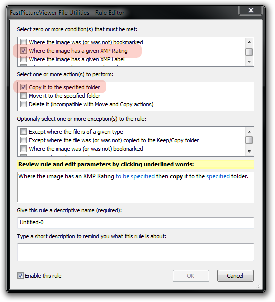 Rule Editor