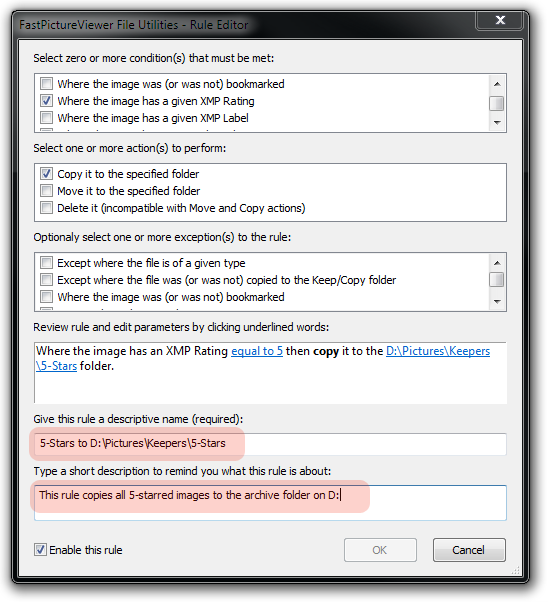 Rule Editor