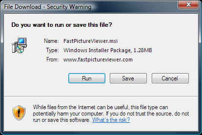 File Download - Security Warning
